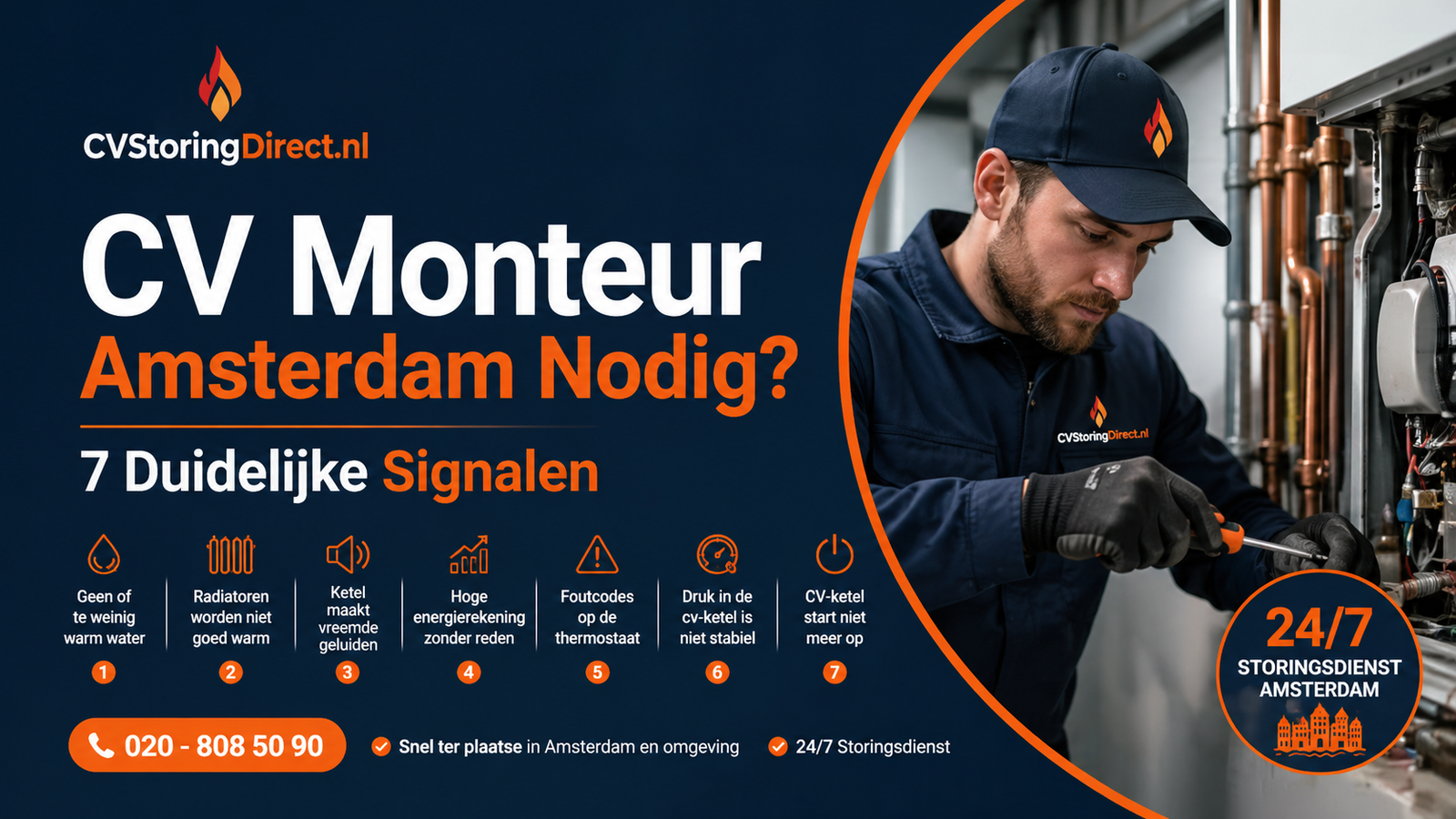 CV Monteur Amsterdam Nodig 7 Duidelijke Signalen