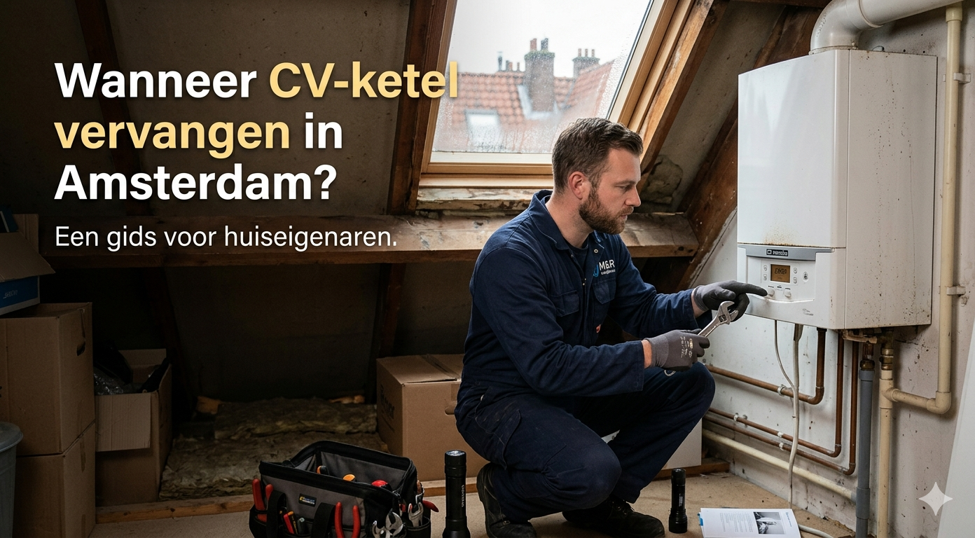 Wanneer moet je jouw CV-ketel vervangen in Amsterdam (Levensduur & signalen)